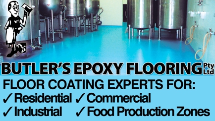 Butler's Epoxy Flooring Hero Image