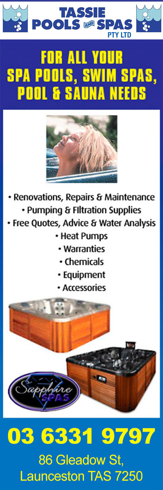 Tassie Pools & Spas