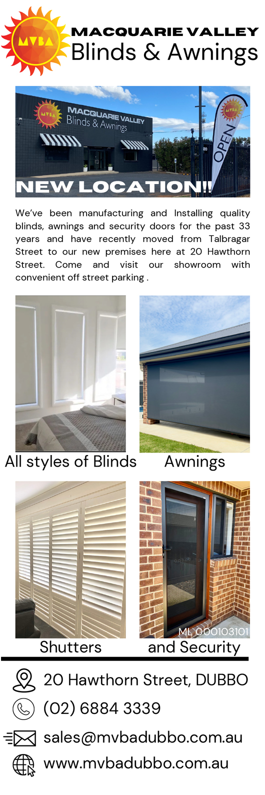 Macquarie Valley Blinds & Awnings
