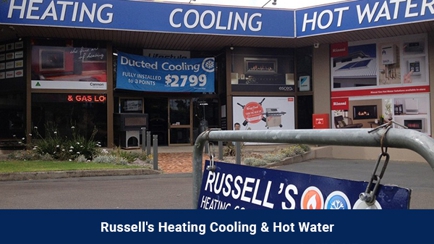Russell's Heating Cooling & Hot Water Hero Image