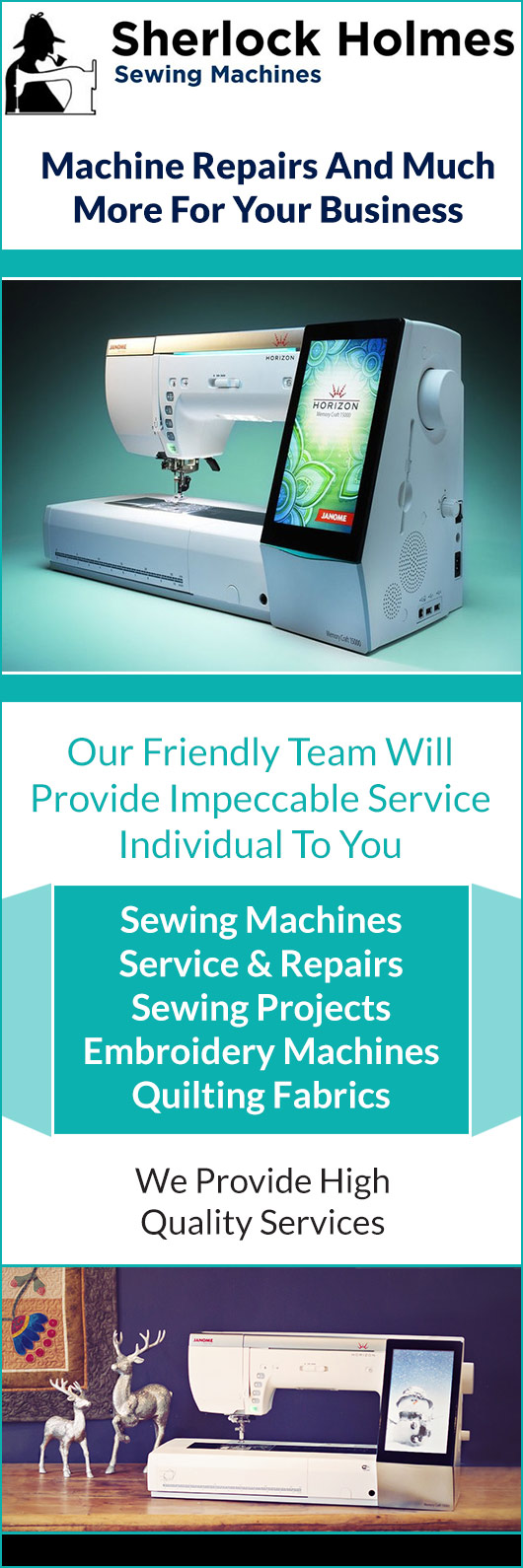 Sherlock Holmes Sewing Machines