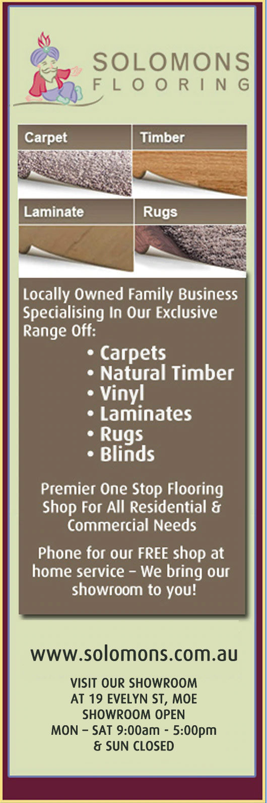 Solomons Flooring Moe