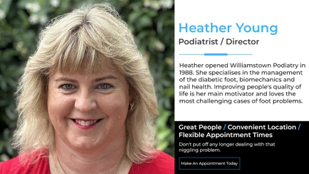Williamstown Podiatry Services Hero Image