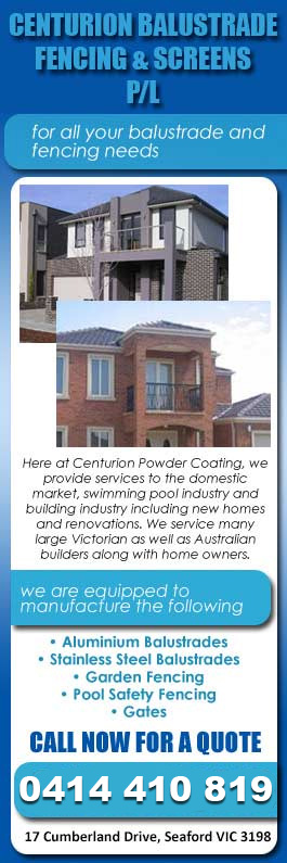 Centurion Balustrade Fencing & Screens P/L