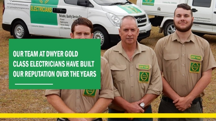 Dwyer Gold Class Electricians Hero Image