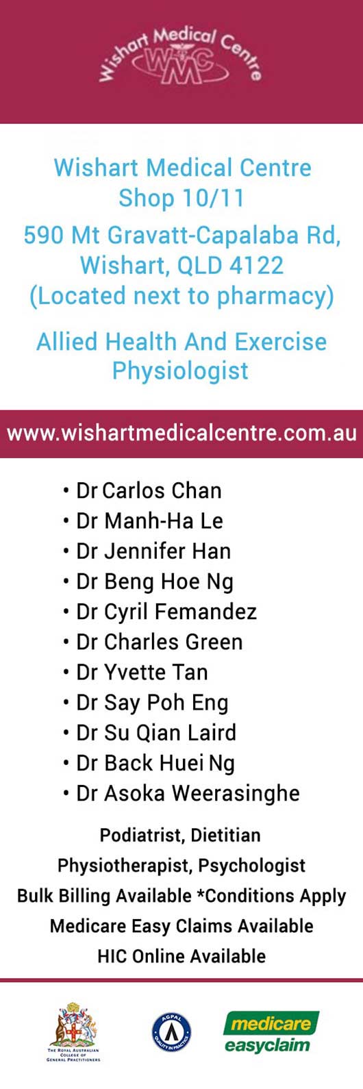 Wishart Medical Centre