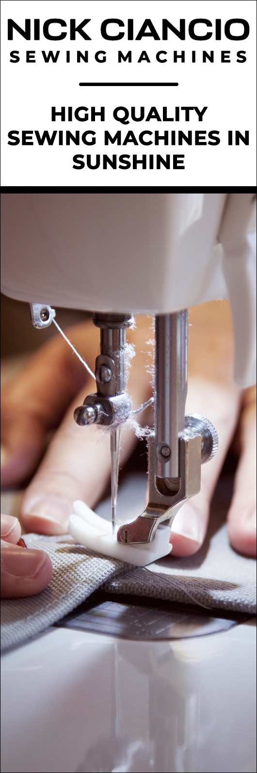 Nick Ciancio Sewing Machines
