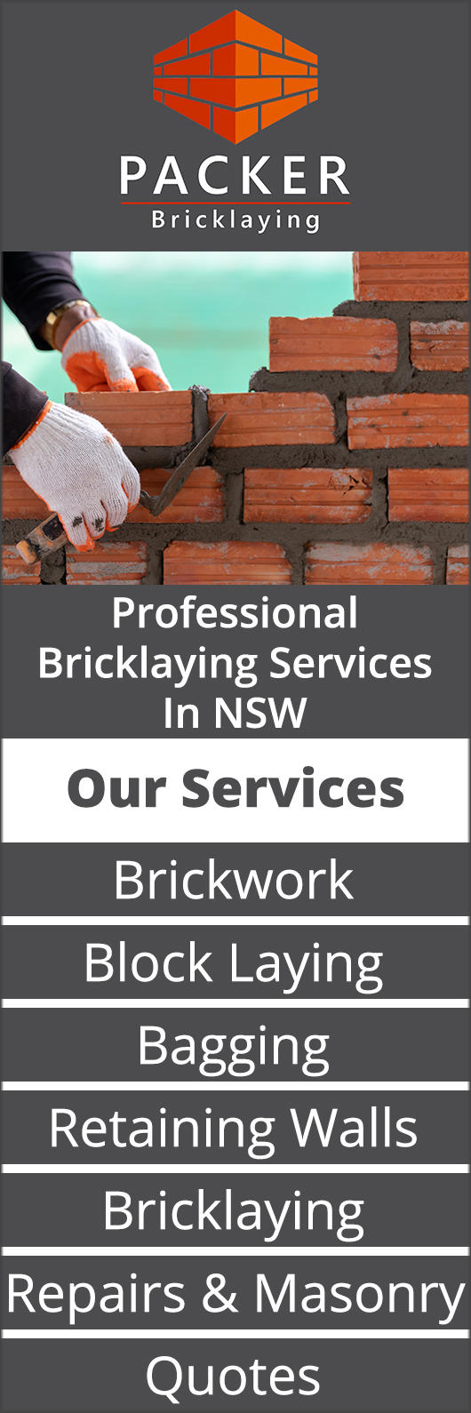 Packer Bricklaying