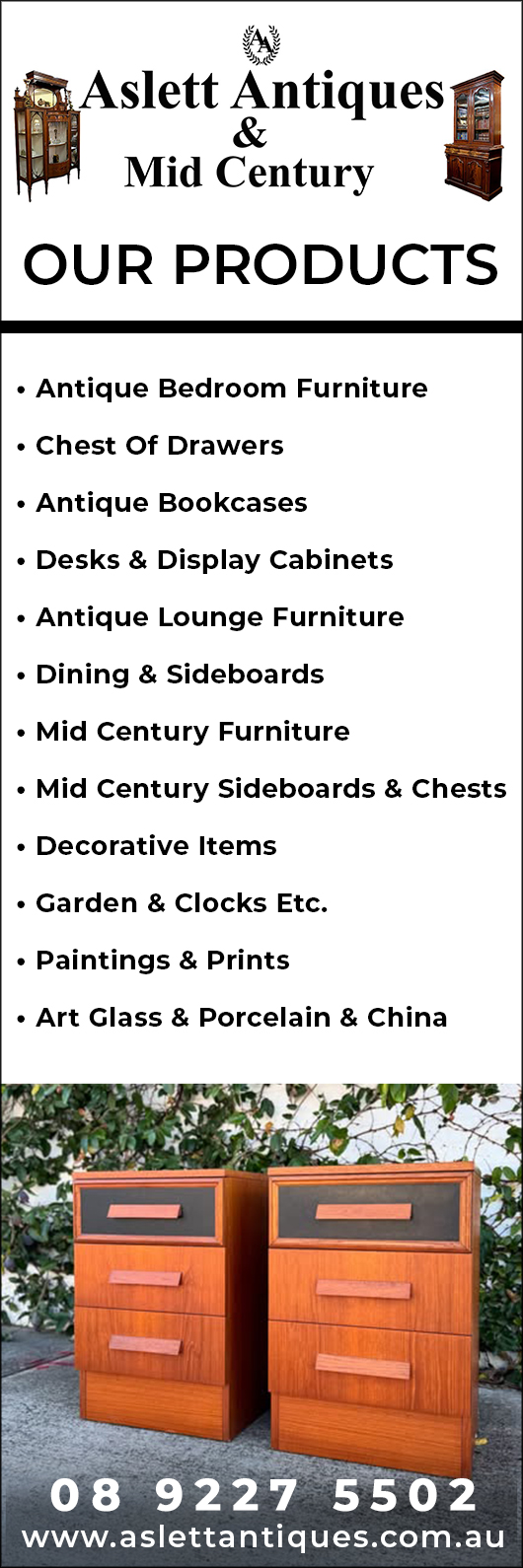 Aslett Antiques and Mid Century