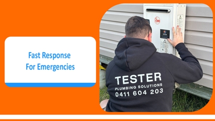 Tester Plumbing Solutions Hero Image