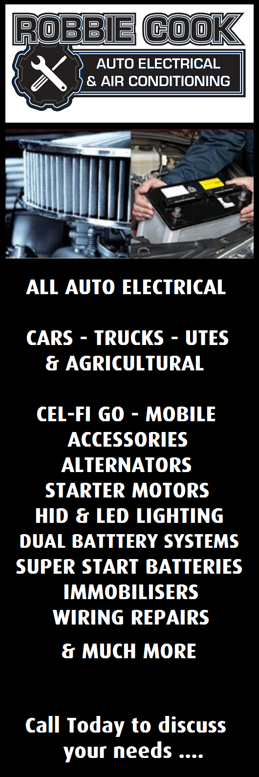Robbie Cook Auto Electrical & Air Conditioning Pty Ltd MVRL49761