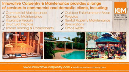 Innovative Carpentry & Maintenance Hero Image