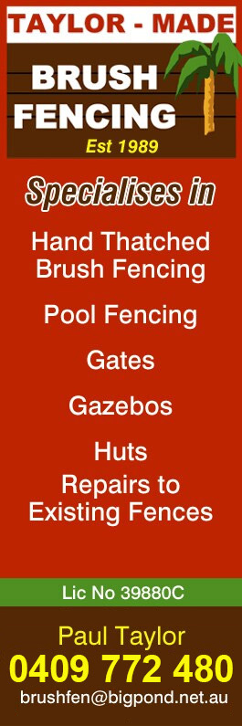 Brush Fencing Taylor Made