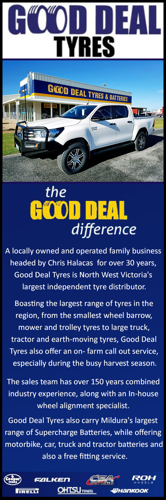 Good Deal Tyres & Battery Sales