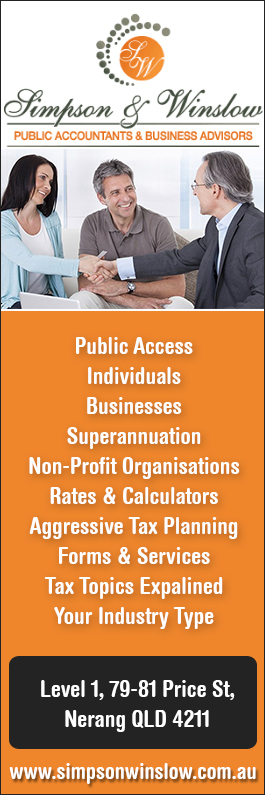 Simpson & Winslow  Tax & Business Accountants Gold Coast  Nerang  Tax Returns Gold Coast