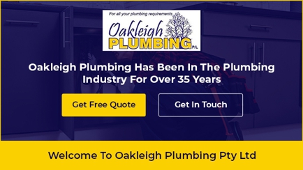 Oakleigh Plumbing Pty Ltd Hero Image