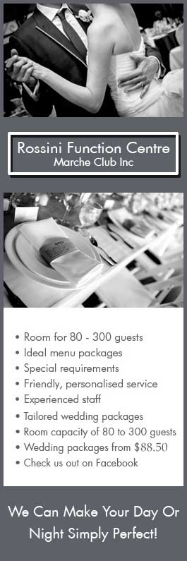 Rossini Function Centre (Marche Club Inc.)