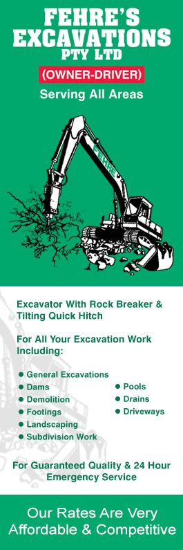 Fehre's Excavations PTY LTD