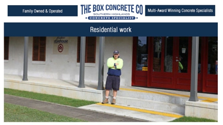 The Box Concrete Company Hero Image