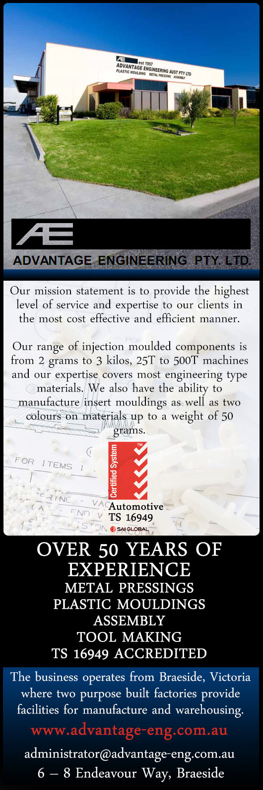 Advantage Engineering Aust Pty Ltd
