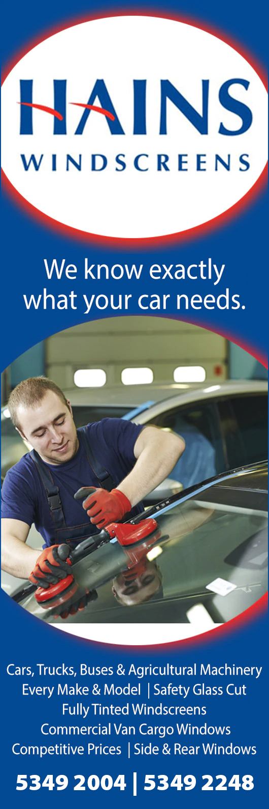Hains Windscreens