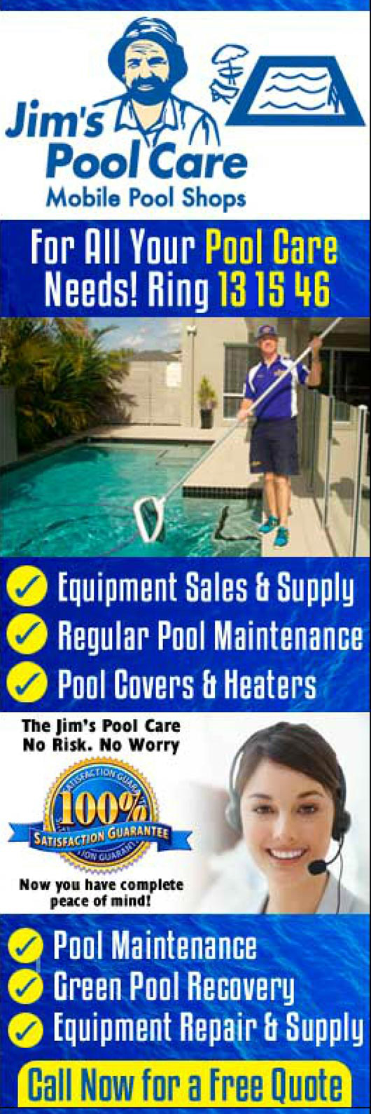 Jim's Pool Care Brisbane South