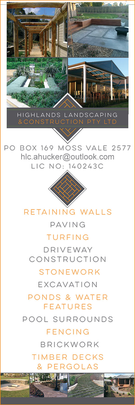 Highlands Landscaping & Construction Pty Ltd