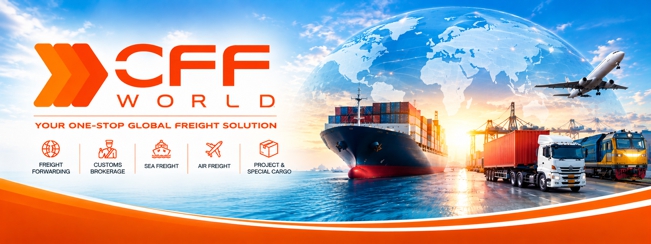 CFFWORLD TRANSPORT GLOBAL FREIGHT AND CUSTOMS SOLUTIONS Hero Image