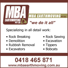 MBA Earthmoving Pty Ltd