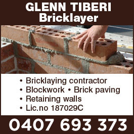 Glenn Tiberi Bricklayer