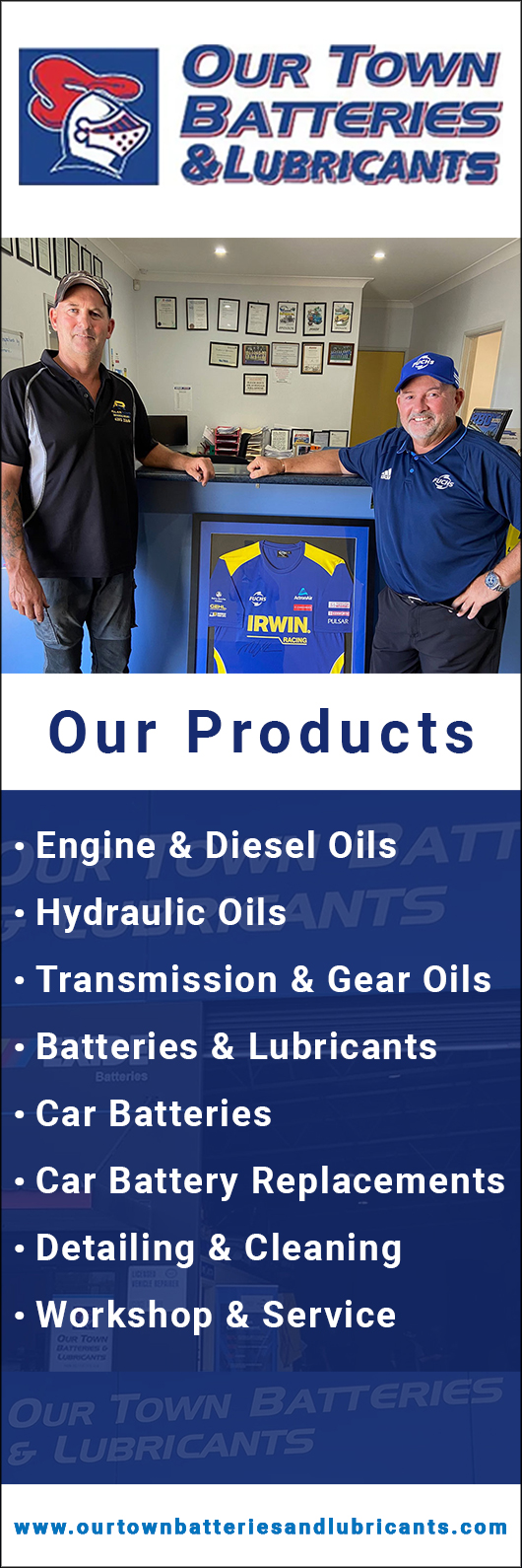 Our Town Batteries & Lubricants