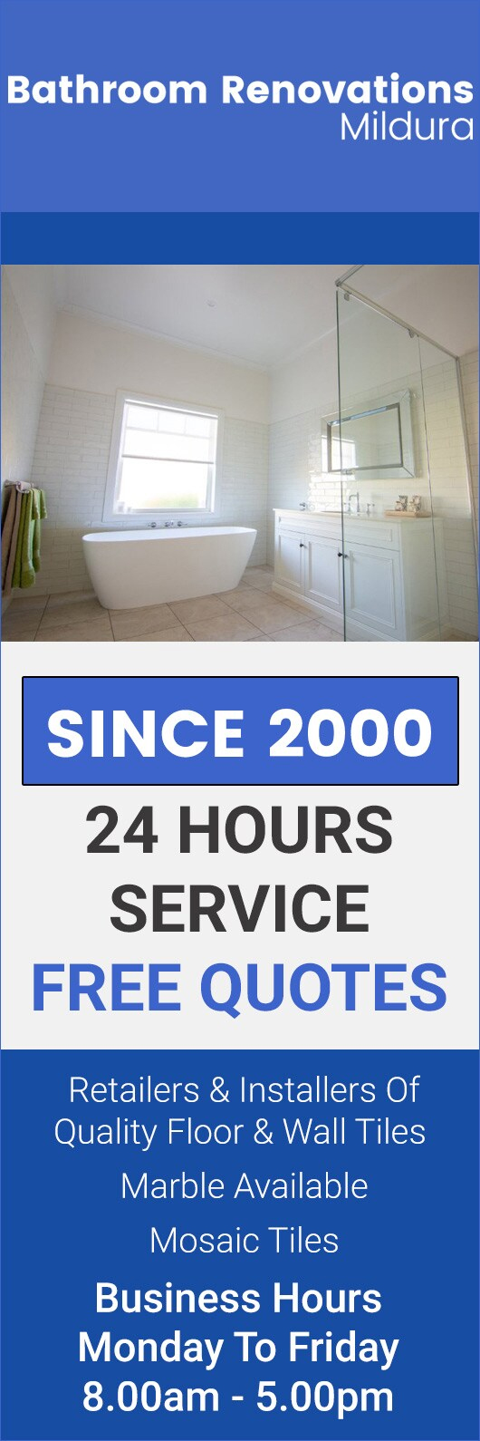 Bathroom Renovations Mildura