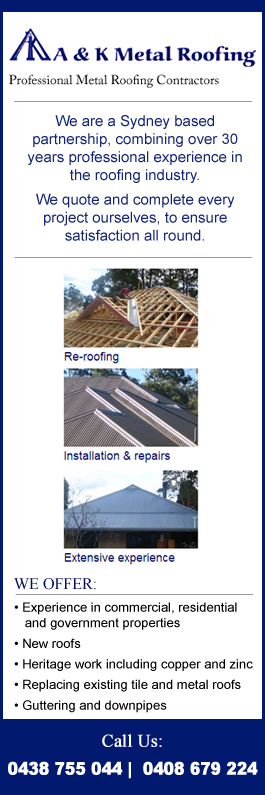 A & K Metal Roofing Pty Ltd