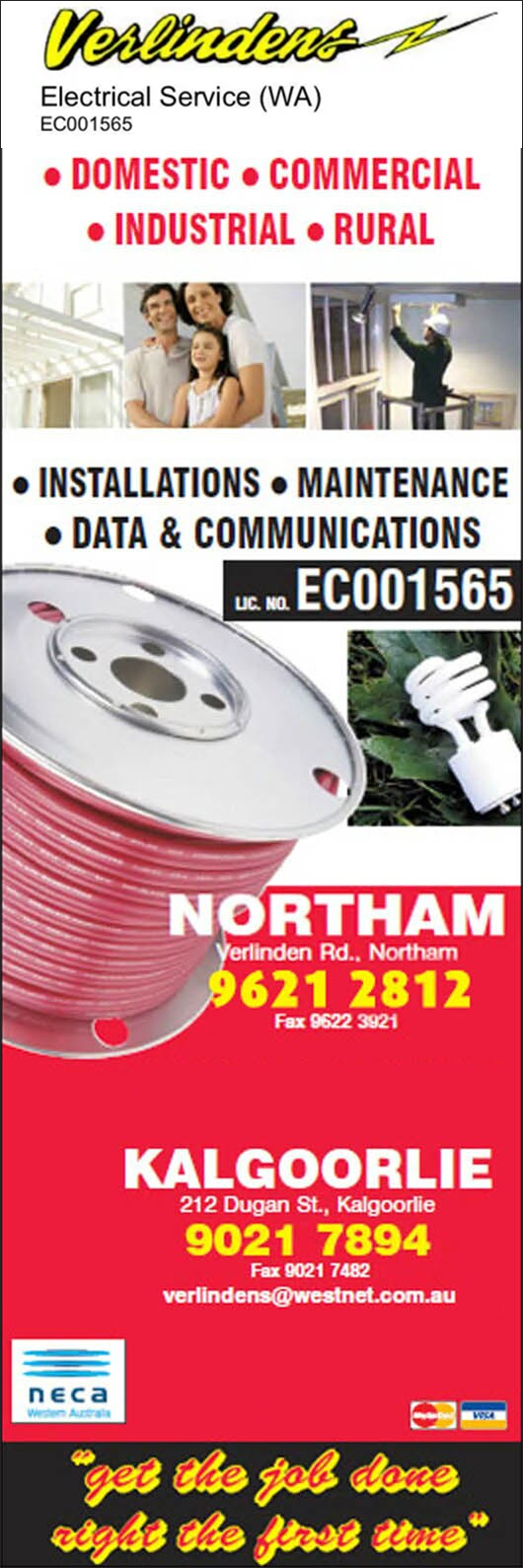 Verlindens Electrical Service (WA)