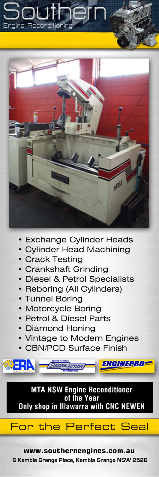 Southern Engine Reconditioning Pty Ltd