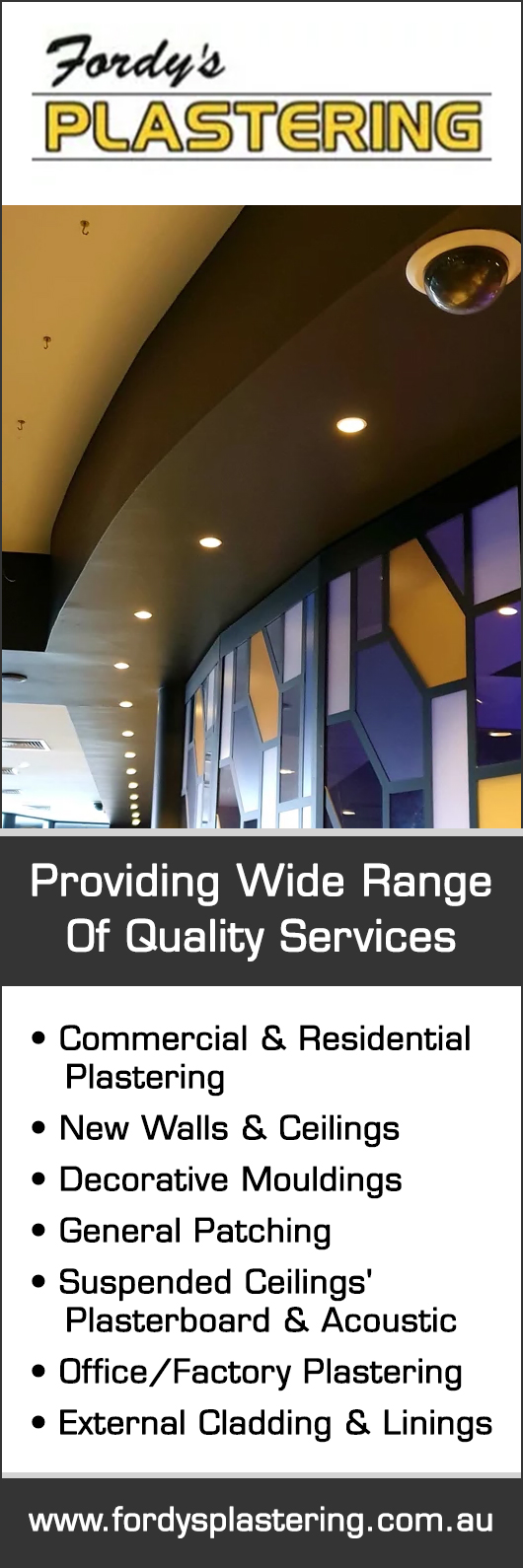 Fordy's Plastering Pty Ltd