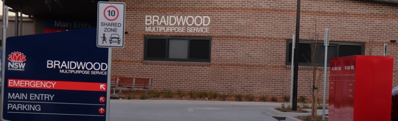 Health NSW - BRAIDWOOD MULTI PURPOSE SERVICE Hero Image