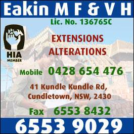 Eakin M F & V H