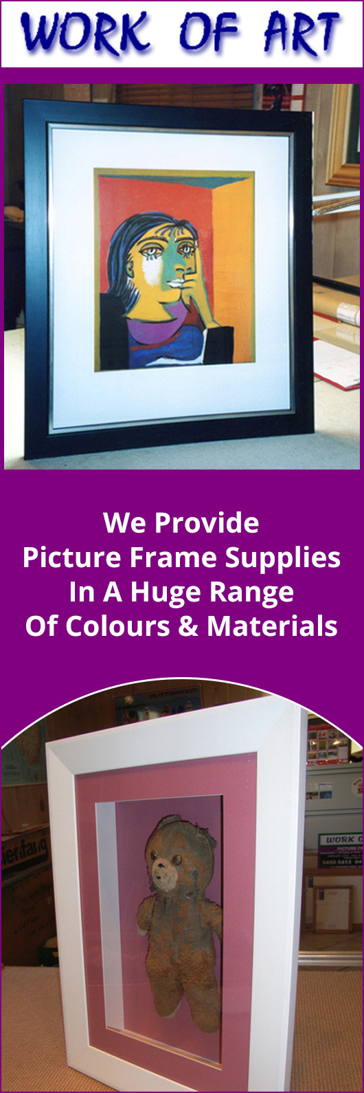 Work Of Art Picture Framing