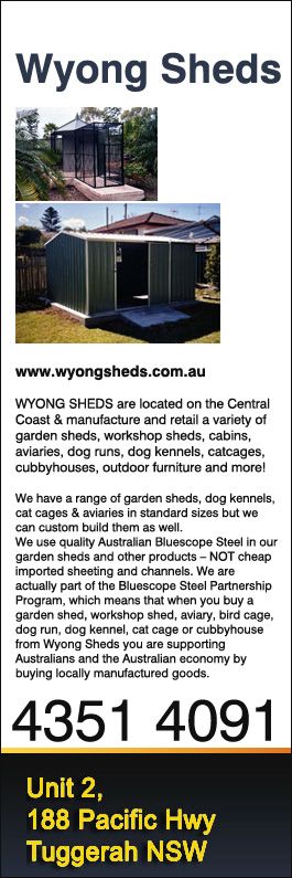 Wyong Sheds