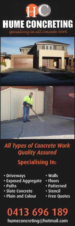 Hume Concreting Melbourne