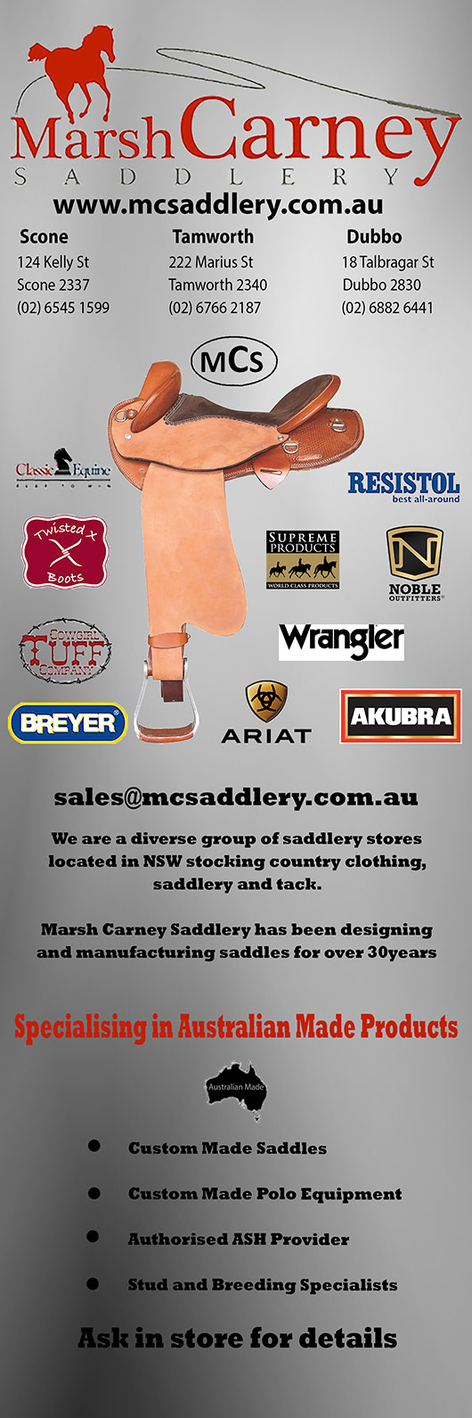 Marsh Carney Saddlery