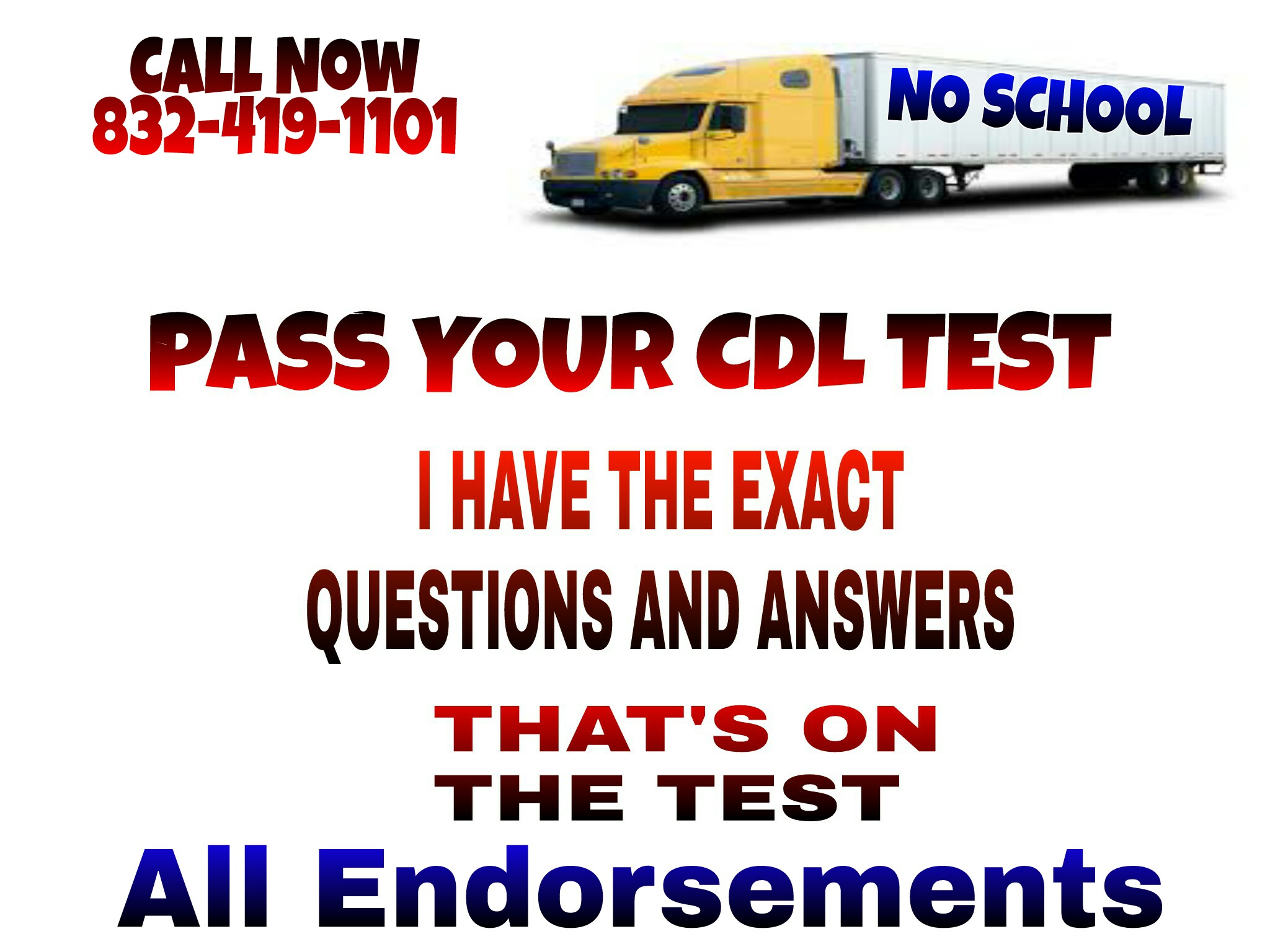 Cdl Test Answers Airport Blvd Houston Tx Yp