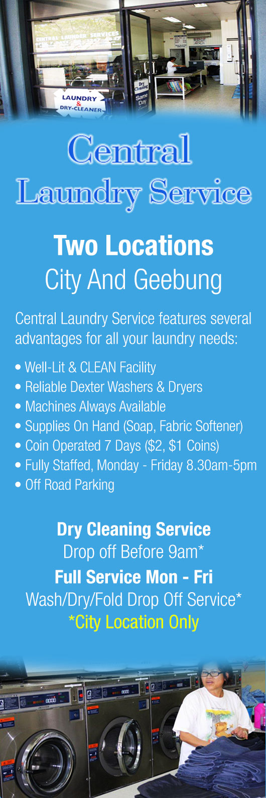 Central Laundry Services City & Geebung
