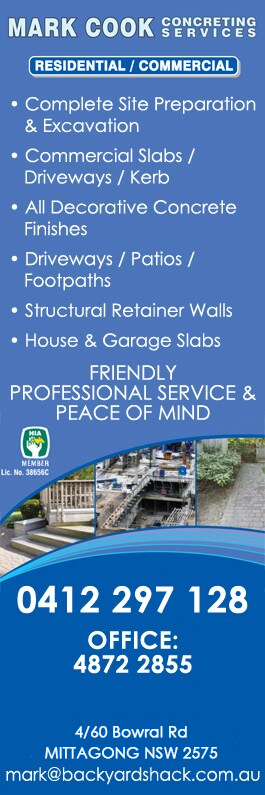 Mark Cook Concreting Services