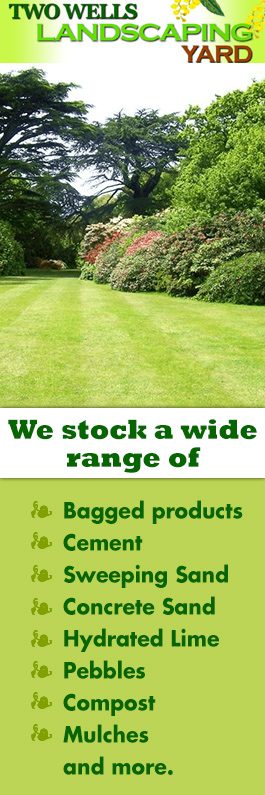 Two Wells Landscaping Yard