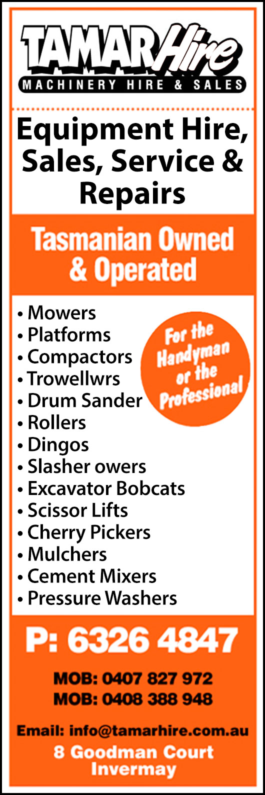 Tamar Hire