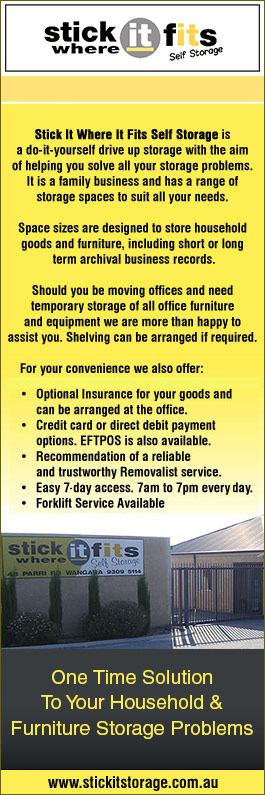 Rabbone Enterprises - Stick it where it fits Storage