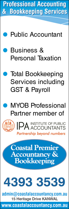 Coastal Premier Accountancy & Bookkeeping Operated By D McCarron & Associates Pty Ltd Public Accountants