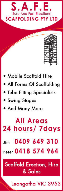 S A F E Scaffolding